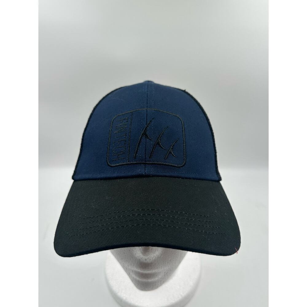 FinTech Logo Snapback Mesh Baseball Cap / Hat Blue/Black
